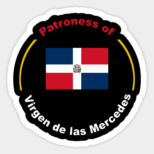 PATRONESS OF DOMINICAN REPUBLIC Sticker